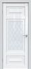 Межкомнатная Дверь Triadoors Царговая Gloss 623 ПО Белый Глянец со Стеклом Ромб / Триадорс