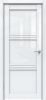 Межкомнатная Дверь Triadoors Царговая Gloss 602 ПО Белый Глянец со Стеклом Сатинат / Триадорс