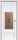Межкомнатная Дверь Triadoors Царговая Gloss 589 ПО Белый Глянец со Стеклом Сатин Бронза Лак Прозрачный / Триадорс
