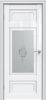 Межкомнатная Дверь Triadoors Царговая Gloss 589 ПО Белый Глянец со Стеклом Сатин Белый Лак Прозрачный / Триадорс