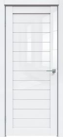 Межкомнатная Дверь Triadoors Царговая Gloss 535 ПГ Белый Глянец Без Стекла / Триадорс
