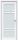 Межкомнатная Дверь Triadoors Царговая Gloss 524 ПО Белый Глянец со Стеклом Сатинат / Триадорс
