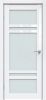 Межкомнатная Дверь Triadoors Царговая Gloss 524 ПО Белый Глянец со Стеклом Сатинат / Триадорс