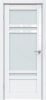 Межкомнатная Дверь Triadoors Царговая Gloss 523 ПО Белый Глянец со Стеклом Сатинат / Триадорс