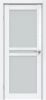 Межкомнатная Дверь Triadoors Царговая Gloss 506 ПО Белый Глянец со Стеклом Сатинат/ Триадорс