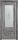 Межкомнатная Дверь Triadoors Царговая Luxury 599 ПО Бриг со Стеклом Сатин Белый Лак Прозрачный / Триадорс