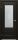 Межкомнатная Дверь Triadoors Царговая Luxury 599 ПО Тёмный Орех со Стеклом Сатин Белый Лак Перламутр / Триадорс