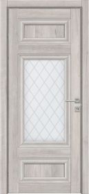 Межкомнатная Дверь Triadoors Царговая Luxury 589 ПО Лагуна со Стеклом Ромб / Триадорс
