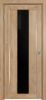 Межкомнатная Дверь Triadoors Царговая Luxury 584 ПО Сафари со Стеклом Лакобель Черный / Триадорс