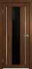 Межкомнатная Дверь Triadoors Царговая Luxury 584 ПО Честер со Стеклом Лакобель Черный / Триадорс