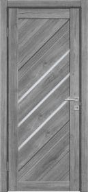 Межкомнатная Дверь Triadoors Царговая Luxury 572 ПО Бриг со Стеклом Сатинат / Триадорс