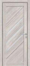 Межкомнатная Дверь Triadoors Царговая Luxury 572 ПО Лагуна со Стеклом Сатинат / Триадорс