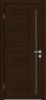 Межкомнатная Дверь Triadoors Царговая Luxury 564 ПО Бренди со Стеклом Лакобель Черный / Триадорс