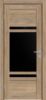 Межкомнатная Дверь Triadoors Царговая Luxury 529 ПО Сафари со Стеклом Лакобель Чёрный / Триадорс
