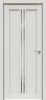 Межкомнатная Дверь Triadoors Царговая Future 603 ПО Дуб Серена Светло-Серая со Стеклом Зеркало / Триадорс