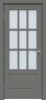 Межкомнатная Дверь Triadoors Царговая Concept 641 ПО Медиум Грей со Стеклом Сатинат / Триадорс
