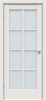 Межкомнатная Дверь Triadoors Царговая Concept 636 ПО Белоснежно Матовая со Стеклом Сатинат / Триадорс
