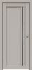 Межкомнатная Дверь Triadoors Царговая Concept 604 ПО Шелл Грей со Стеклом Лакобель Чёрный / Триадорс