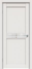 Межкомнатная Дверь Triadoors Царговая Concept 601 ПО Белоснежно Матовая со Стеклом Зеркало / Триадорс