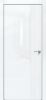 Дверь Каркасно-Щитовая Triadoors Gloss Белый Глянец 708 ПО Без Стекла с Декором Дуб Серена Белый Кристалл /Триадорс