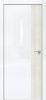 Дверь Каркасно-Щитовая Triadoors Gloss Белый Глянец 708 ПО Без Стекла с Декором Дуб Патина Золото /Триадорс