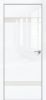 Дверь Каркасно-Щитовая Triadoors Gloss Белый Глянец 704 ПО со Стеклом Лакобель Белый / Триадорс