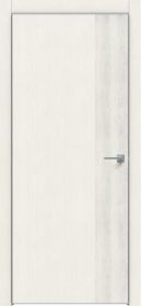 Дверь Каркасно-Щитовая Triadoors Modern Мелинга Белая 708 ПО Без Стекла с Декором Дуб Патина Золото / Триадорс