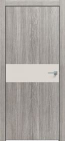 Дверь Каркасно-Щитовая Triadoors Modern Лиственница Серая 707 ПО Без Стекла с Декором Лайт Грей / Триадорс