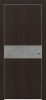 Дверь Каркасно-Щитовая Triadoors Modern Орех Макадамия 707 ПО Без Стекла с Декором Бетон Темно-Серый / Триадорс
