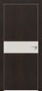 Дверь Каркасно-Щитовая Triadoors Modern Орех Макадамия 707 ПО Без Стекла с Декором Лайт Грей / Триадорс