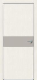 Дверь Каркасно-Щитовая Triadoors Modern Мелинга Белая 707 ПО Без Стекла с Декором Шелл Грей / Триадорс