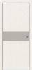 Дверь Каркасно-Щитовая Triadoors Modern Мелинга Белая 707 ПО Без Стекла с Декором Шелл Грей / Триадорс