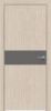Дверь Каркасно-Щитовая Triadoors Modern Лиственница Кремовая 707 ПО Без Стекла с Декором Медиум Грей / Триадорс