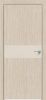 Дверь Каркасно-Щитовая Triadoors Modern Лиственница Кремовая 707 ПО Без Стекла с Декором Дуб Серена Керамика / Триадорс