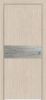 Дверь Каркасно-Щитовая Triadoors Modern Лиственница Кремовая 707 ПО Без Стекла с Декором Дуб Винчестер Серый / Триадорс