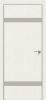 Дверь Каркасно-Щитовая Triadoors Modern Мелинга Белая 704 ПО Без Стекла с Декором Шелл Грей / Триадорс