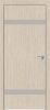 Дверь Каркасно-Щитовая Triadoors Modern Лиственница Кремовая 704 ПО Без Стекла с Декором Шелл Грей / Триадорс