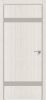 Дверь Каркасно-Щитовая Triadoors Modern Дуб Французский 704 ПО Без Стекла с Декором Шелл Грей / Триадорс