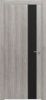 Дверь Каркасно-Щитовая Triadoors Modern Лиственница Серая 703 ПО Без Стекла с Декором Дуб Серена Графит / Триадорс