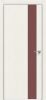 Дверь Каркасно-Щитовая Triadoors Modern Мелинга Белая 703 ПО Без Стекла с Декором Лофт Ред / Триадорс