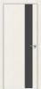 Дверь Каркасно-Щитовая Triadoors Modern Мелинга Белая 703 ПО Без Стекла с Декором Дарк Грей / Триадорс