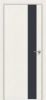 Дверь Каркасно-Щитовая Triadoors Modern Мелинга Белая 703 ПО Без Стекла с Декором Дарк Блю / Триадорс