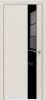 Дверь Каркасно-Щитовая Triadoors Modern Дуб Французский 703 ПО со Стеклом Лакобель Чёрный / Триадорс