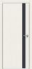 Дверь Каркасно-Щитовая Triadoors Modern Мелинга Белая 702 Без Стекла с Декором Дарк Блю / Триадорс