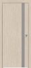 Дверь Каркасно-Щитовая Triadoors Modern Лиственница Кремовая 702 Без Стекла с Декором Дуб Серена Каменно-Серый / Триадорс