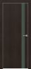 Дверь Каркасно-Щитовая Triadoors Modern Орех Макадамия 702 Без Стекла с Декором Дарк Грин / Триадорс
