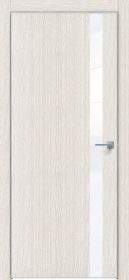 Дверь Каркасно-Щитовая Triadoors Modern Дуб Французкий 702 ПО Без Стекла с Декором Белый Глянец / Триадорс