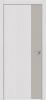 Дверь Каркасно-Щитовая Triadoors Future Дуб Серена Светло-Серый 708 ПО Без Стекла с Декором Шелл Грей / Триадорс