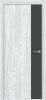 Дверь Каркасно-Щитовая Triadoors Future Дуб Патина Серый 708 ПО Без Стекла с Декором Дарк Грей / Триадорс