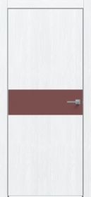Дверь Каркасно-Щитовая Triadoors Future Дуб Серена Белый Кристалл 707 ПО Без Стекла с Декором Лофт Ред / Триадорс